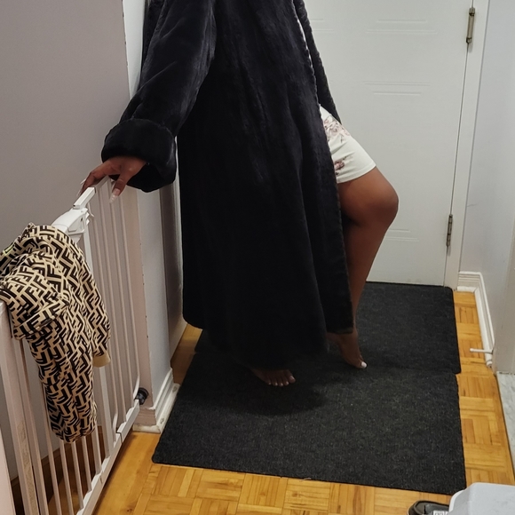 ** Sheared BEAVER Onyx Womens Coat ** - Picture 2 of 6